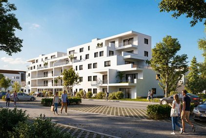 modern Wohnen Wohnbau Wohnblock Landkreis Mühldorf am Inn